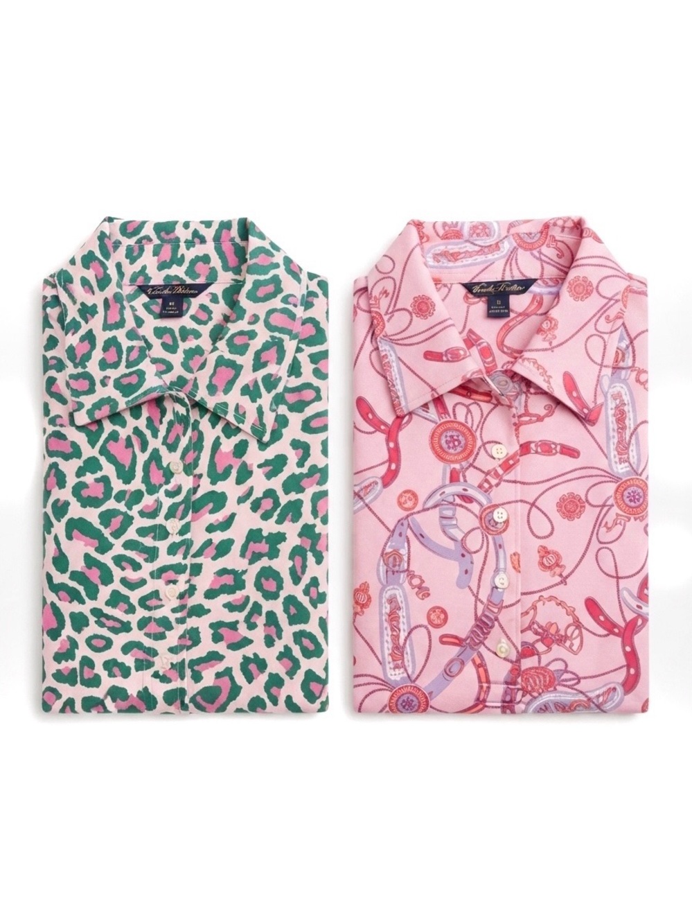 Brooks Brothers Golf Shirts Set of 2 Polo Tops Pretty Feminine